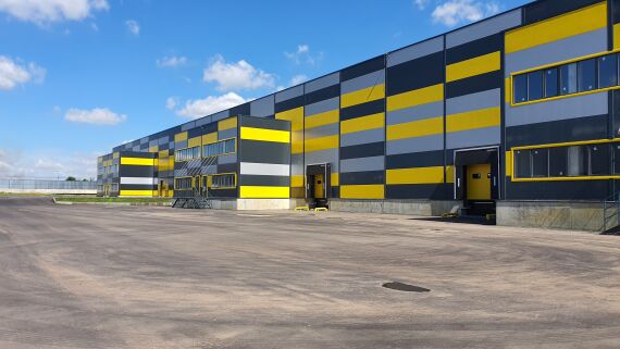 Здание формата «Light industrial» в индустриальном парке «Андреевское»